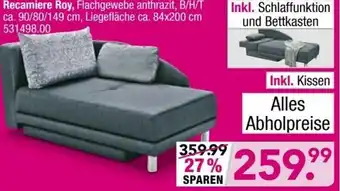 Möbel Boss Recamiere Roy Angebot