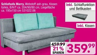 Möbel Boss Schlafsofa Marry Angebot