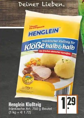 E-Center Henglein kloßteig Angebot