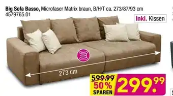 Möbel Boss Big Sofa Basso Angebot