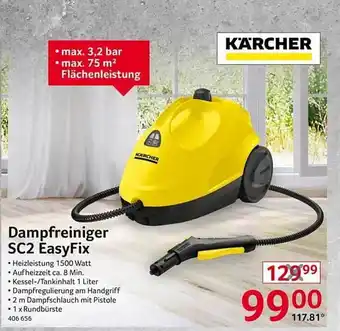 Selgros Kärcher dampfreiniger sc2 easyfix Angebot