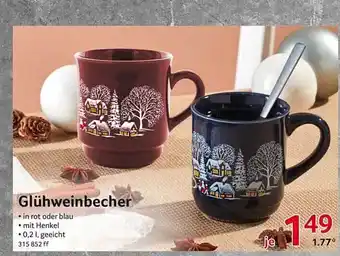 Selgros Glühweinbecher Angebot