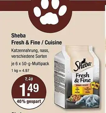 V Markt Sheba fresh & fine oder cuisine Angebot