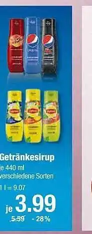 V Markt Getränkesirup Angebot