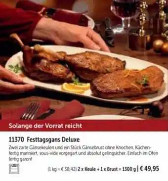 Bofrost 11370 festtagsgans deluxe Angebot