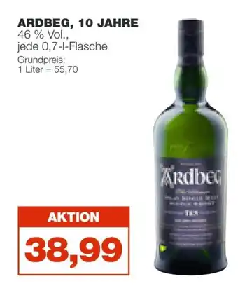 mein real Ardbeg Whisky 10 Jahre 700ml Angebot