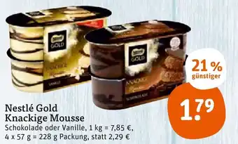 tegut Nestlé Gold Knackige Mousse 228 g Packung Angebot