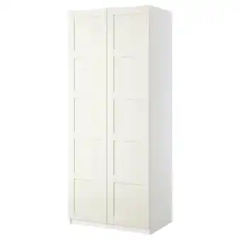 IKEA Pax schrank mit 2 türen weiß/bergsbo weiß Angebot