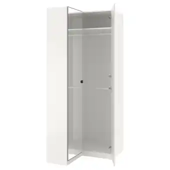 IKEA Pax eckkleiderschrank weiß/fardal vikedal 111/88x236 cm Angebot