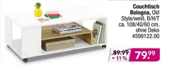 Möbel Boss Couchtisch Bologna Angebot