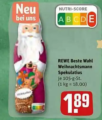 REWE Kaufpark Rewe beste wahl weihnachtsmann spekulatius Angebot