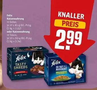 REWE Kaufpark Felix katzennahrung Angebot