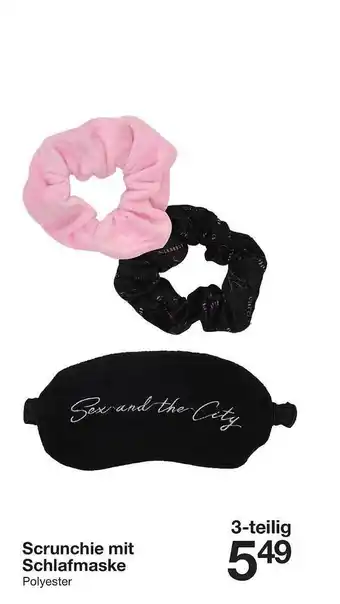 Zeeman Scrunchie mit schlafmaske Angebot