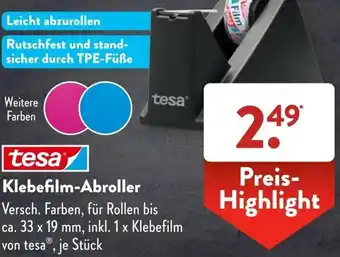 Aldi Süd Tesa Klebefilm Abroller Angebot