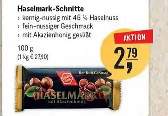 Reformhaus Bacher Haselmark-schnitte Angebot