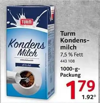 Selgros Turm kondensmilch Angebot