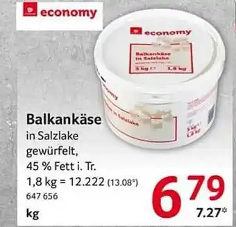 Selgros Economy balkankäse Angebot