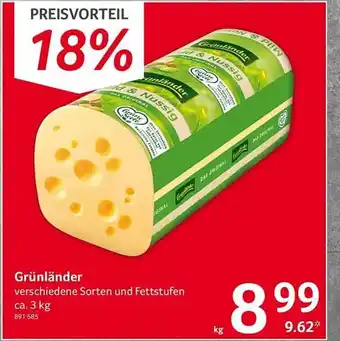 Selgros Grünländer Angebot