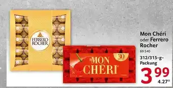 Selgros Mon chéri oder ferrero rocher Angebot