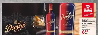 Selgros Dooley's toffee cream oder white liqueur Angebot