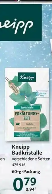 Selgros Kneipp badkristalle Angebot