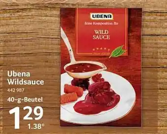 Selgros Ubena wildsauce Angebot