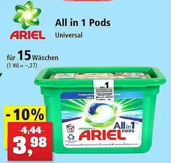 Thomas Philipps Ariel all in 1 pods universal Angebot