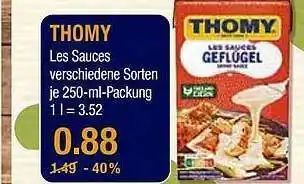 V Markt Thomy les sauces verschiedene sorten Angebot