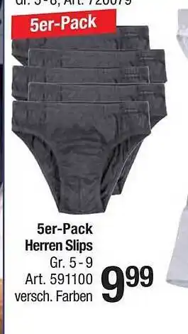 AWG Mode 5er-pack herren slips Angebot