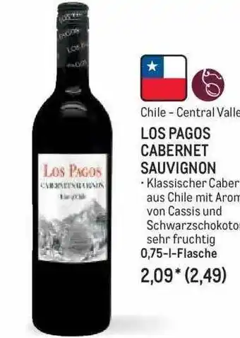 METRO Los pagos cabernet sauvignon Angebot