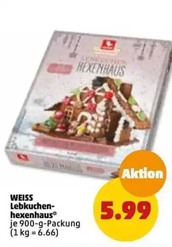 PENNY Weiss lebkuchenhexenhaus Angebot