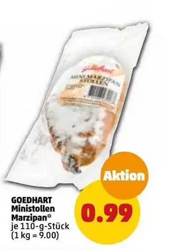 PENNY Goedhart ministollen marzipan Angebot