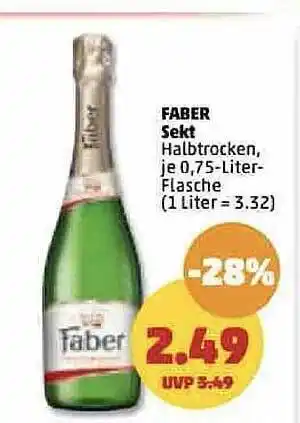 PENNY Faber sekt halbtrocken Angebot