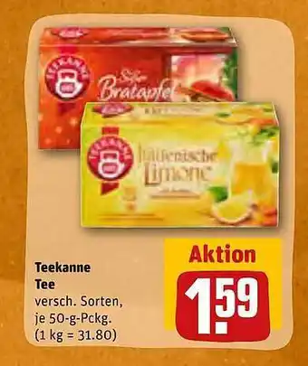 REWE Kaufpark Teekanne tee Angebot