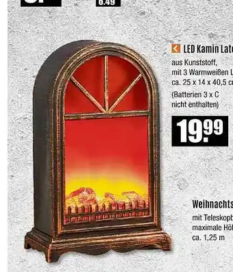 V Baumarkt Led kamin laterne Angebot