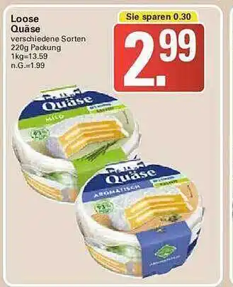 WEZ Loose quäse Angebot