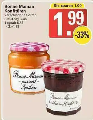 WEZ Bonne maman konfitüre Angebot