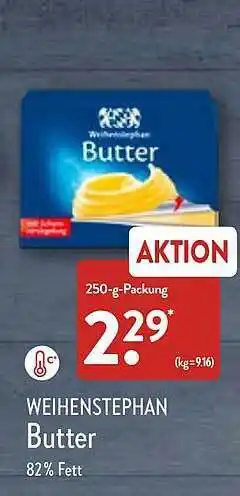 Aldi Nord Weihenstephan butter Angebot