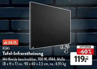 Aldi Süd Kuas Tafel Infrarotheizung Angebot