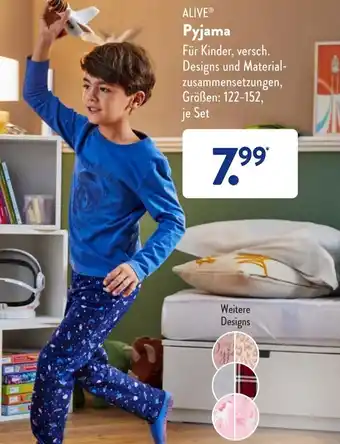 Aldi Süd Alive Pyjama Angebot