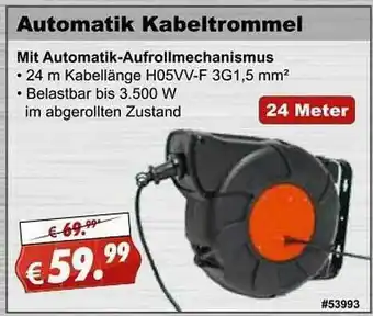 Stabilo Fachmarkt Automatik Kabeltrommel Angebot