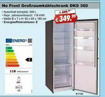 Stabilo Fachmarkt No Frost Großraumkühlschrank Dks360 Angebot