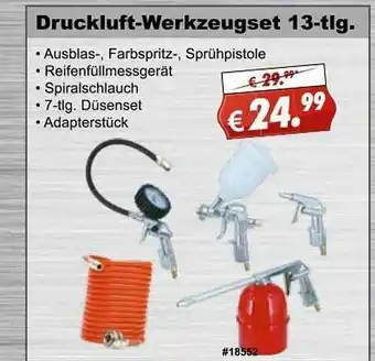 Stabilo Fachmarkt Druckluft-werkzeugset 13-tlg Angebot