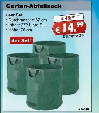 Stabilo Fachmarkt Garten-abfallsack Angebot