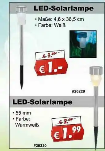 Stabilo Fachmarkt Led-solarlampe Angebot