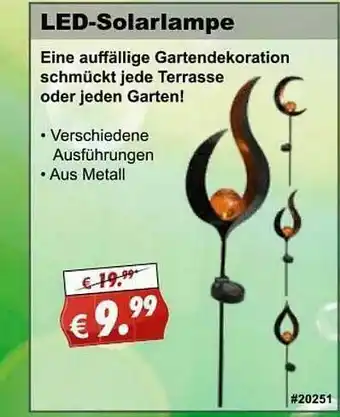 Stabilo Fachmarkt Led-solarlampe Angebot