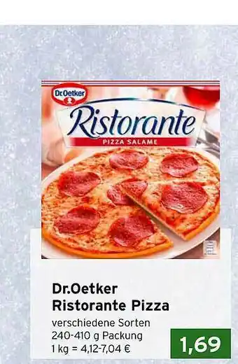 CAP Markt Dr Oetker Risptorante Pizza Angebot