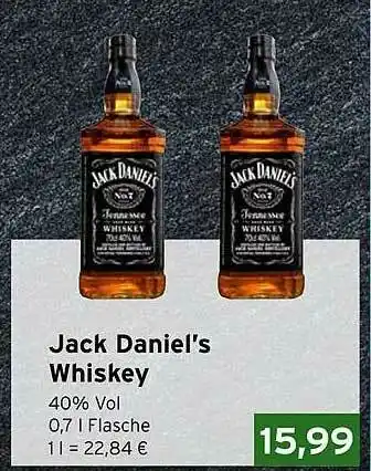 CAP Markt Jack Daniel's Whiskey Angebot