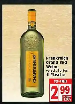 Edeka Frankreich Grand Sud Weine Angebot