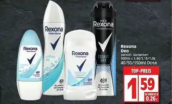 Edeka Rexona Deo Angebot